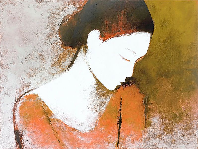 Orange Silence by ARTEO Paintings