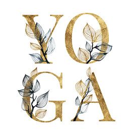 yoga by Poster Art Shop