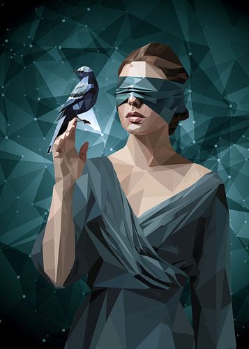 Ohne Sehvermögen geführt