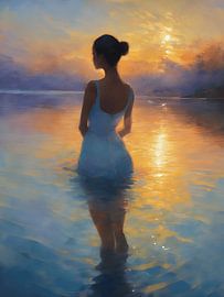 Daydreaming at sunset