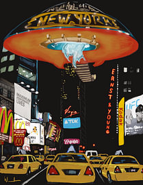 Towntrouble Times Square NY van Olaf Wandschneider