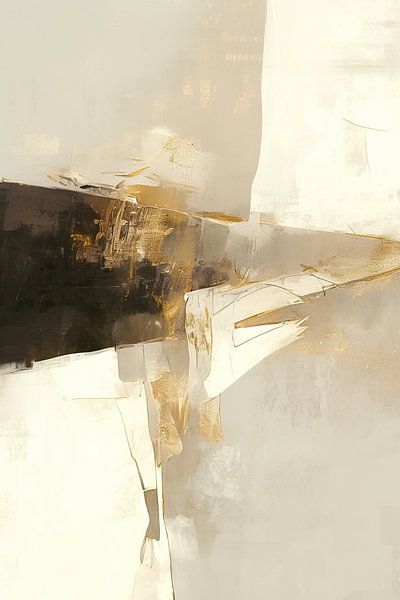 Earth tones | Abstract Beige by Art Whims