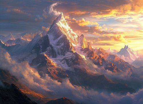 Fantastic mountain world