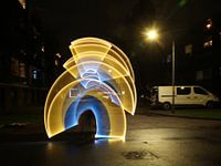 lightpainting street
