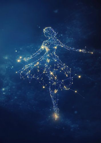 Sterrenbeeld Maagd "Sterrenpracht van Maagd: Het mysterie van de hemel"