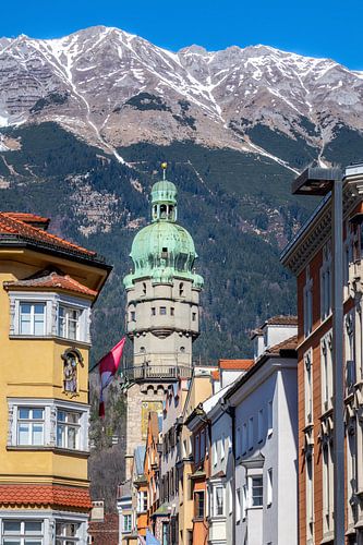 The historic city tower of Innsbruck