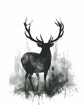 Cerf minimaliste