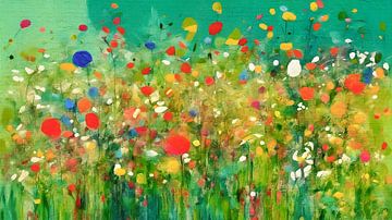 Wilde bloemen van Sabine Schemken