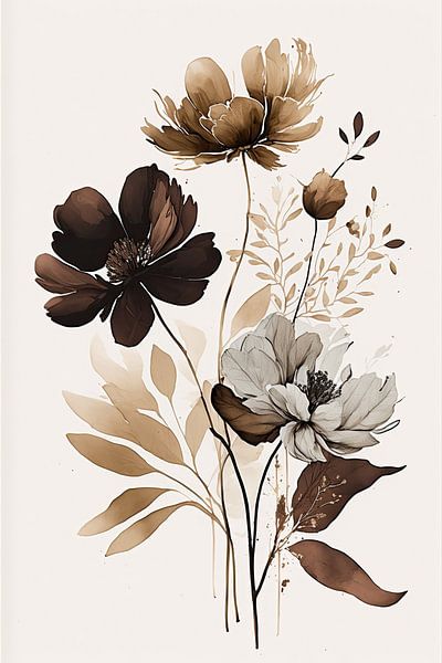 Botanische bruinen van Peter Balan