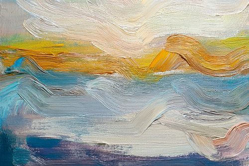 Modern Abstract serie: Olieverf op linnen - 3