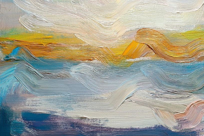 Modern Abstract serie: Olieverf op linnen - 3 van Studio Pieternel