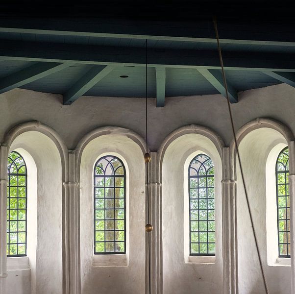 Fenêtres en arc dans l'église par Bo Scheeringa Photography