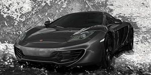 McLaren MP4-12C in black
