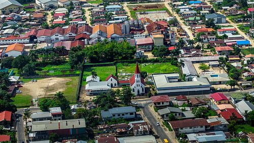 Paramaribo from the air.