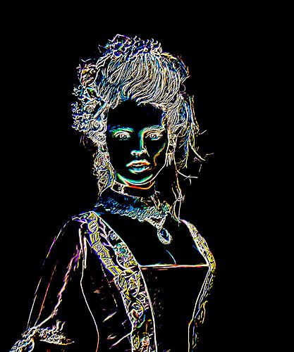 Mystic Lady (Digital Art)