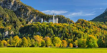 Le château de Neuschwanstein en automne sur Markus Lange