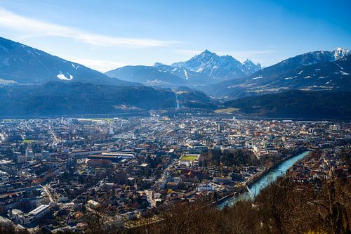 Vue sur la ville d'Innsbruck