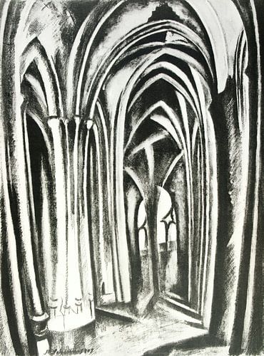 Robert Delaunay, Saint-Séverin, 1923 - 1925