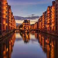 Een avond in Speicherstadt Hamburg