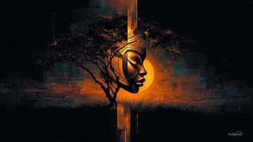 african-black-gold-orange