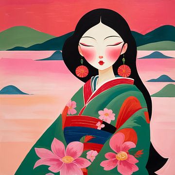 Lief geisha van Jolique Arte