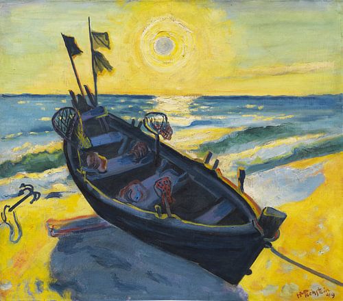 Max Pechstein, Boot bij de Rijzende Zon, 1949