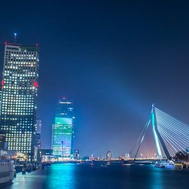 Rotterdam bei Nacht von Harm-Jan Tamminga