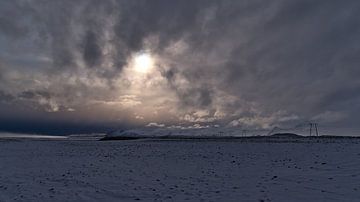 Breiðamerkursandur in de winterzon van Timon Schneider
