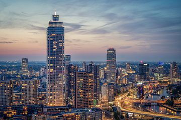 Nacht in Rotterdam van Marian Goossens