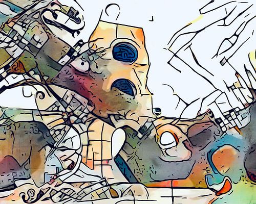 Kandinsky meets Arles, motif 1