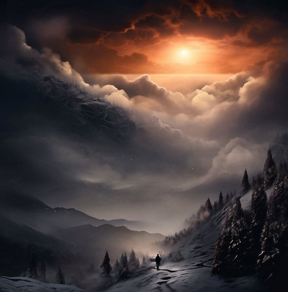 Landschaft von fernlichtsicht