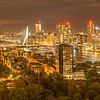 Skyline avond Rotterdam van Teuni's Dreams of Reality