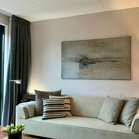 Customer photo: Abstract composition 10.134 by Petra Lorch, on ArtFrame