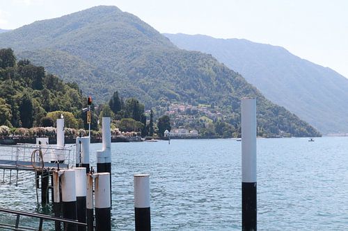Aanlegsteiger in Bellagio | Comomeer | Italië | Europa