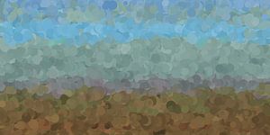 Abstract impressionism landschap