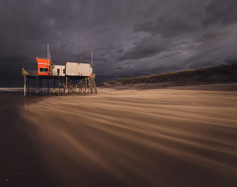Sand drift near Petten by peterheinspictures