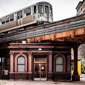 The elevated train, Chicago van Joris Vanbillemont