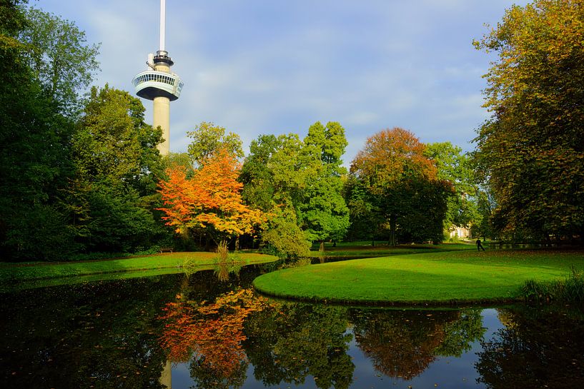 Herbst in Het Park in Rotterdam von Michel van Kooten