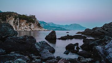 Zonsondergang in Montenegro van Tristan Adelaar