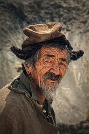 Porträt eines harten Lebens im Himalaya, Lamayuru (1988) von Robert Jan Smit