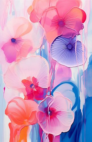 abstrakter Blumentanz