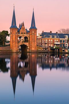 De waterpoort in Sneek, Friesland, Nederland van Henk Meijer Photography