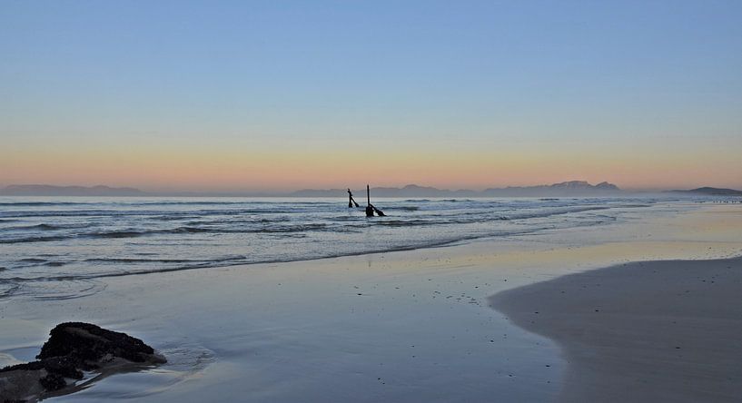 Sunrise over False Bay in Strand by Werner Lehmann