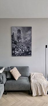 Photo de nos clients: Utrecht - Vismarkt ZwartWit 02 sur Thomas van Galen