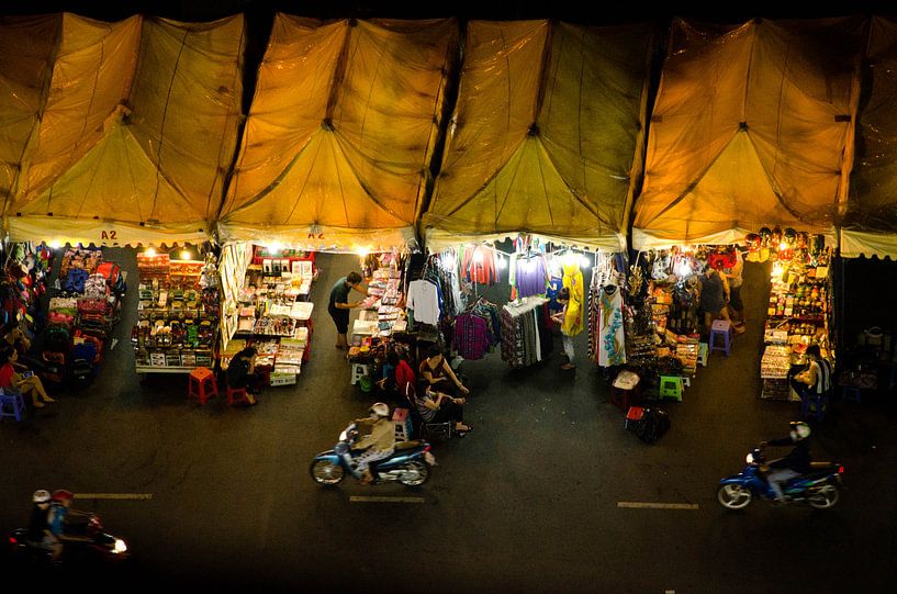 Nachtmarkt, Vietnam | Saigon | Ho Chi Minh City van Olivier Van Acker