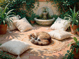 Katze auf der Terrasse von ¡ guay !