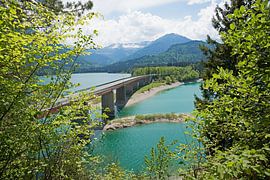 Sylvensteinsee und Brücke von SusaZoom