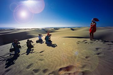 Fotoshooting in der Wüste von Matthias Stolt