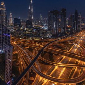 Burj Khalifa Verzauberung von Michael van der Burg
