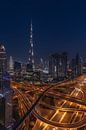 Burj Khalifa Verzauberung von Michael van der Burg Miniaturansicht